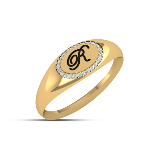 Hafsah Gold And Diamond Ring