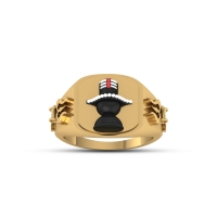 Shivling Gold Ring