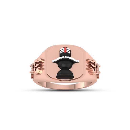 Shivling Gold Ring