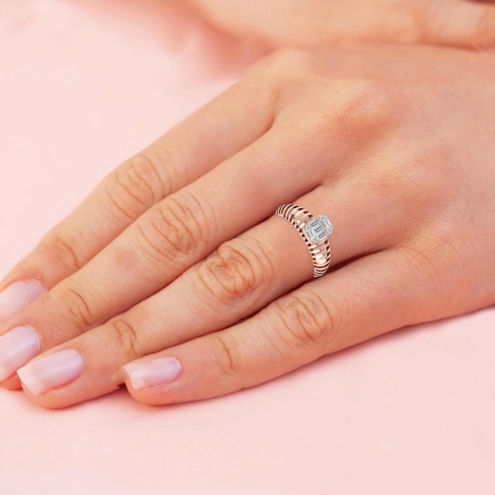 Shashi simulated diamond ring