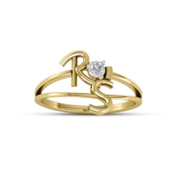 R And S Gold Diamond Ring