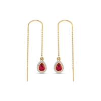 Sultana Gold Gemstone Diamond Earring