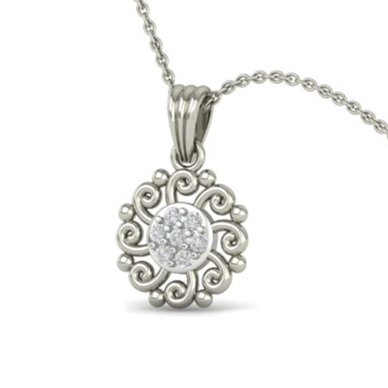 Neslihan Gold And Diamond Pendant 