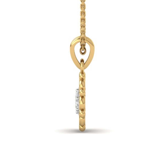 Neslihan Gold And Diamond Pendant 