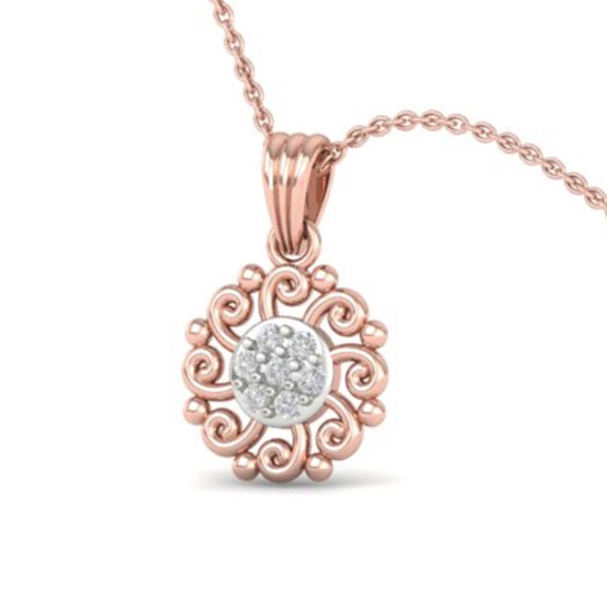 Neslihan Gold And Diamond Pendant 