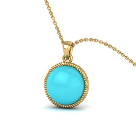 Yasemin Gold Pendant 