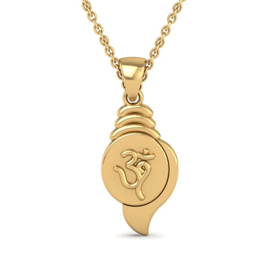 Om Gold Thali Pendant