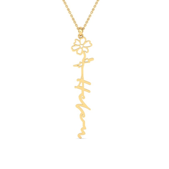 Helen Name Gold Pendant