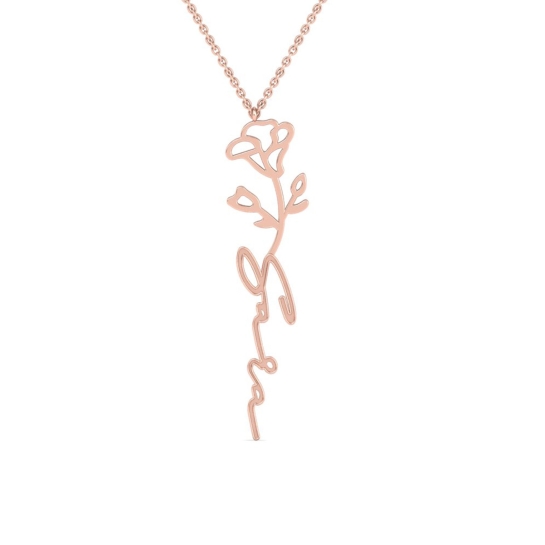 Sara Name Gold Pendant