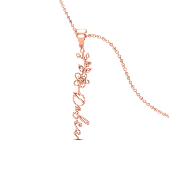 Debra Name Gold Pendant