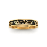 Mohit Name Gold Ring 