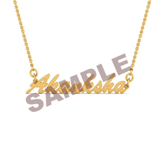 Kajal Name Pendant