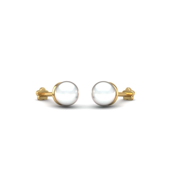 Jalsa gold pearl earring