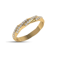 Kanha gold diamond ring 