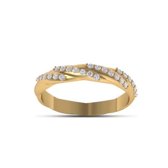 Kanha gold diamond ring 