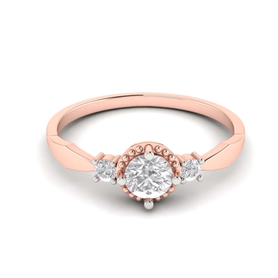 Dina gold diamond ring