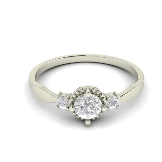 Dina gold diamond ring