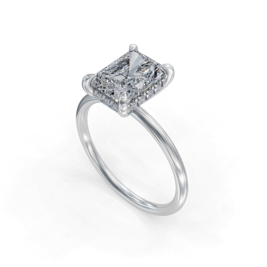 Nutsha Simulated Diamond Ring