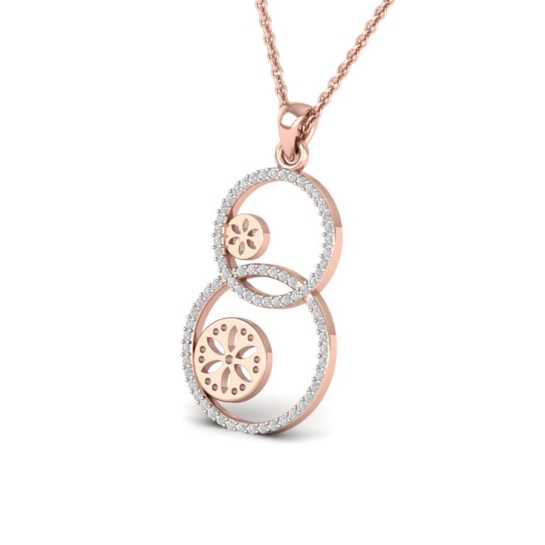 Selma Gold And Diamond Pendant