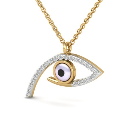 Evil Eye Diamond Pendant