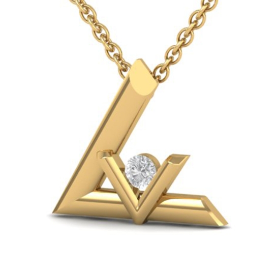 Kosem Gold And Diamond Pendant