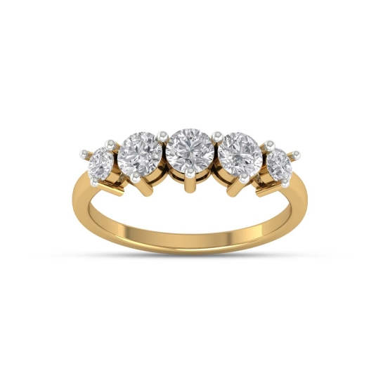 Tashu gold diamond ring