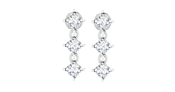 Ossam Diamond Earring Online Jewellery Shopping India | Dishis Designer ...