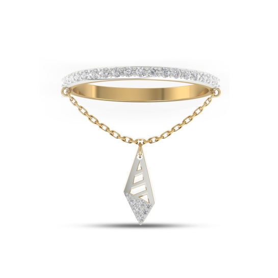 kirna gold diamond ring