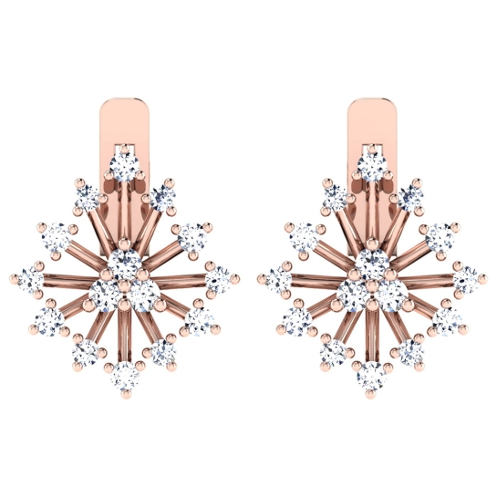 Kamika Rose Gold Diamond Earrings