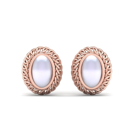 Rubadil Stud Gold Earrings 