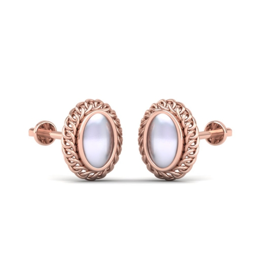 Rubadil Stud Gold Earrings 