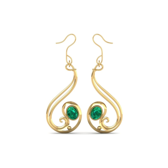 Shuruti Gold And Gemstone Earring