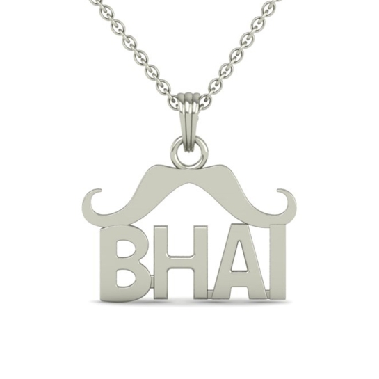 Bhai Name Gold Pendant 