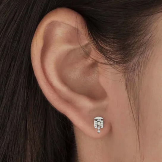 Minima Diamond Earrings