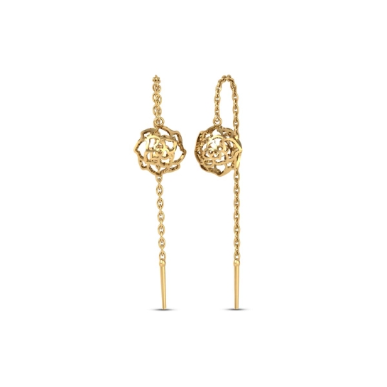 Swapna Sui Dhaga Gold Earring