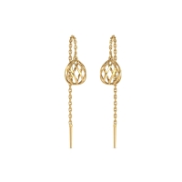 Shomish Sui Dhaga Gold Earring