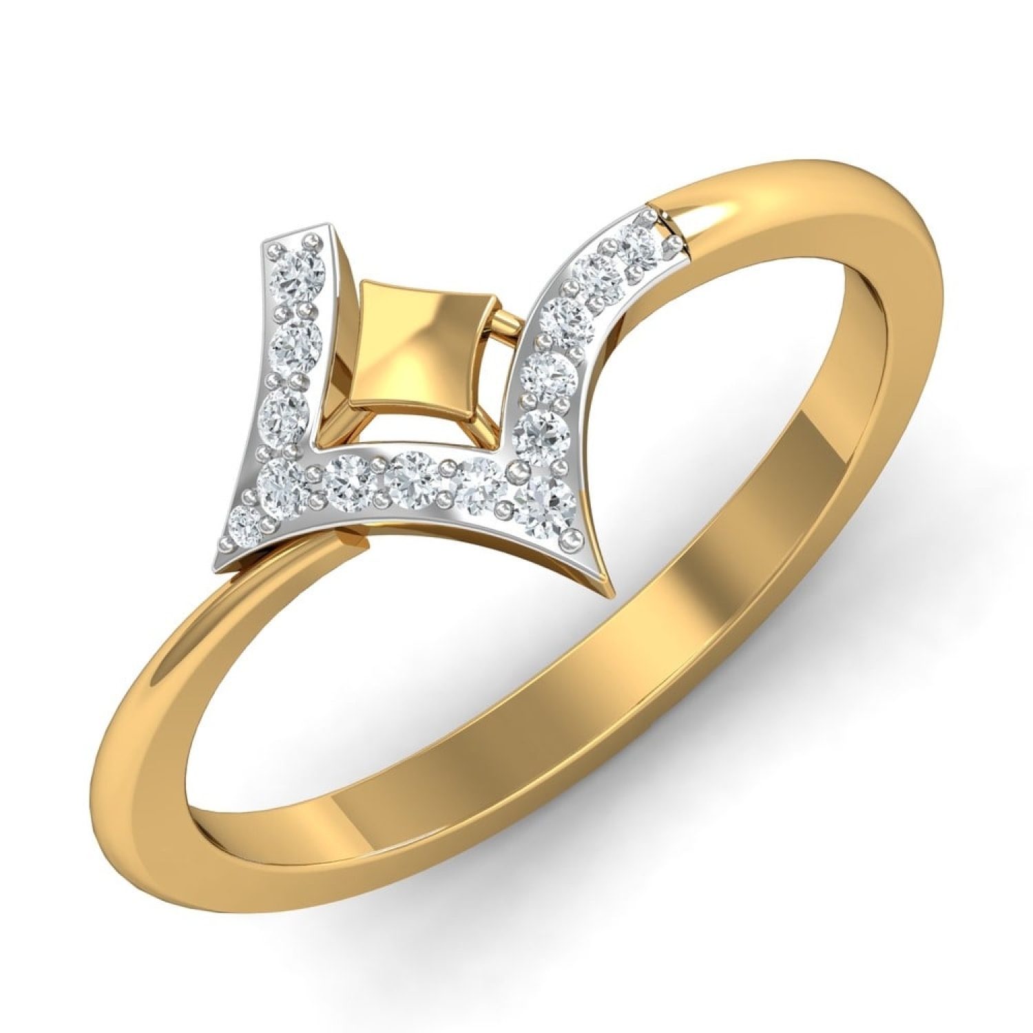 Affordable Glittering Bow Diamond Ring for Under 25K - Candere by Kalyan  Jewellers