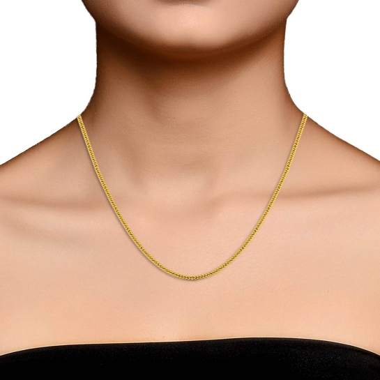 Aabheri Yellow Gold Chain 18K