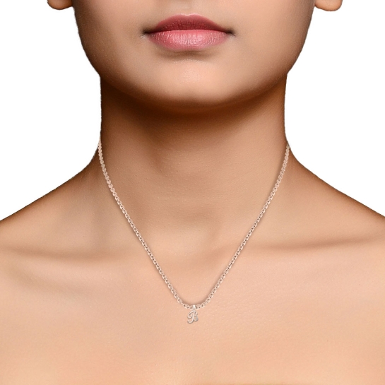 Diamond Solitaire Necklace & Studs Earrings Set 5/8 Carat tw 14K White Gold