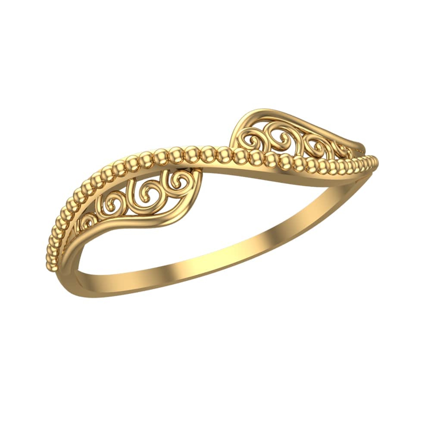 Arunima Gold Ring Online Jewellery Shopping India | Dishis Designer ...