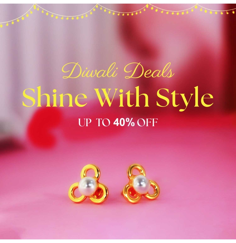 online gold and diamond earring for women