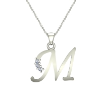 Varina Initial Diamond Pendant